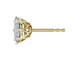 Apart Kolczyki z żółtego złota z diamentami - 1,01 ct - próba 585