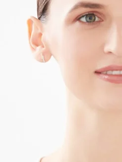 Apart Kolczyki z żółtego złota z diamentami - 0,006 ct - próba 375< Kolczyki Z Diamentami