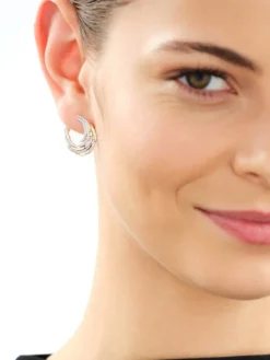 Best Apart Kolczyki z żółtego złota z diamentami - 0,41 ct - próba 585