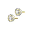 Apart Kolczyki z żółtego złota z diamentami - serca - 0,27 ct - próba 585< Wszystkie