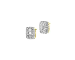 Apart Kolczyki z żółtego złota z diamentami - 1,40 ct - próba 585< Kolczyki Z Diamentami