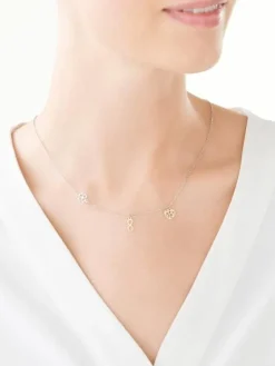 Online Apart Naszyjnik srebrny - nieskończoność, koniczyna, serce
