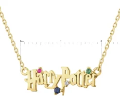 Outlet Apart Naszyjnik srebrny z cyrkoniami - Harry Potter, Warner Bros. Discovery