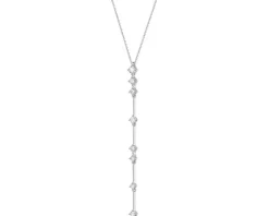 Apart Naszyjnik z białego złota z brylantami - 0,52 ct - próba 750