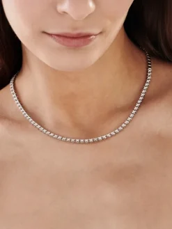 Apart Naszyjnik z białego złota z brylantami - 45 cm, - 2,08 ct - próba 585< Naszyjniki
