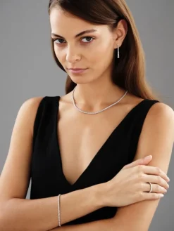 Best Apart Naszyjnik z białego złota z brylantami - 43 cm - 2,26 ct - próba 750