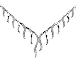 Apart Naszyjnik z białego złota z brylantami - 0,48 ct - próba 585< Naszyjniki