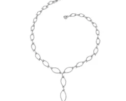 Online Apart Naszyjnik z białego złota z brylantami - 6,78 ct - próba 750