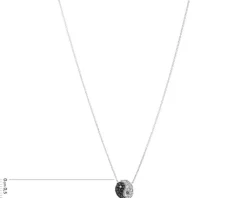 Apart Naszyjnik z białego złota z brylantami - yin yang - 0,16 ct - próba 585< Naszyjniki