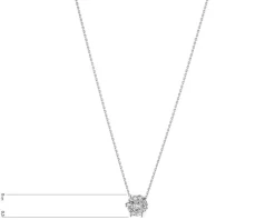 Apart Naszyjnik z białego złota z brylantami - 0,22 ct - próba 585< Naszyjniki