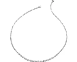 Apart Naszyjnik z białego złota z brylantami - 45 cm, - 2,00 ct - próba 585< Naszyjniki
