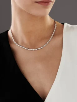 Apart Naszyjnik z białego złota z brylantami - 45 cm, - 1,83 ct - próba 585< Naszyjniki