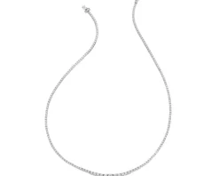 Apart Naszyjnik z białego złota z brylantami - 43 cm - 3,52 ct - próba 750