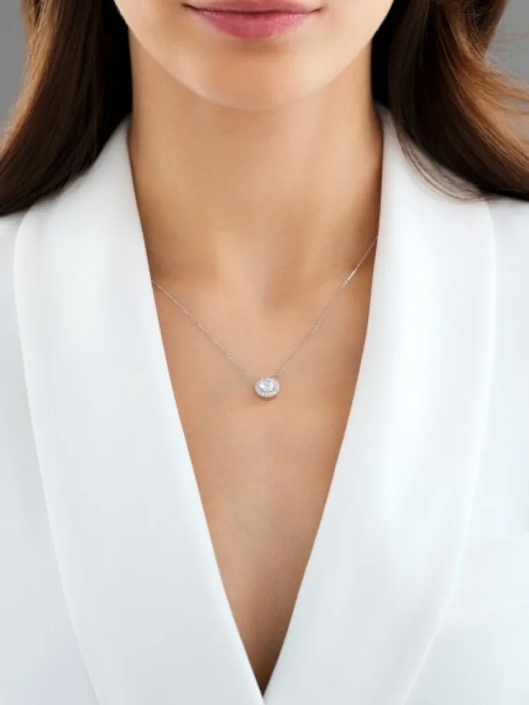 New Apart Naszyjnik z białego złota z brylantami - SI1/H - 1,17 ct - próba 750