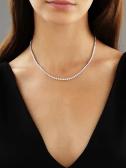 Apart Naszyjnik z białego złota z brylantami - 45 cm - 2,00 ct - próba 750< Naszyjniki