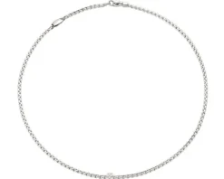 Fope Naszyjnik z białego złota z brylantami - 0,19 ct - próba 750< Naszyjniki
