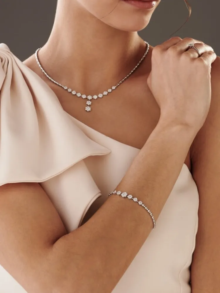 Sale Apart Naszyjnik z białego złota z brylantami - 1,91 ct - próba 585