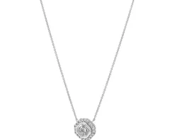 Discount Apart Naszyjnik z białego złota z diamentami - 0,51 ct - próba 750