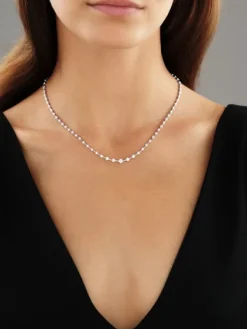 Apart Naszyjnik z białego złota z brylantami - 45 cm - 1,60 ct - próba 750< Naszyjniki