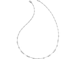 Apart Naszyjnik z białego złota z brylantami - 43 cm - 1,12 ct - próba 750< Naszyjniki
