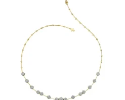 New Apart Naszyjnik z żółtego i białego złota z brylantami - 45 cm - 2,00 ct - próba 585