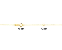 Apart Naszyjnik z żółtego i białego złota z brylantami - 0,48 ct - próba 585< Naszyjniki