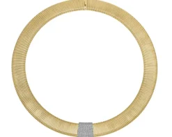 Apart Naszyjnik z żółtego i białego złota z brylantami - 45 cm - 1,04 ct - próba 750< Wszystkie
