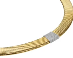 Apart Naszyjnik z żółtego i białego złota z brylantami - 45 cm - 1,04 ct - próba 750< Wszystkie