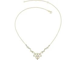 Apart Naszyjnik z żółtego złota z brylantami - 0,45 ct - próba 585< Naszyjniki