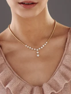 Apart Naszyjnik z żółtego złota z brylantami - 1,91 ct - próba 585< Naszyjniki