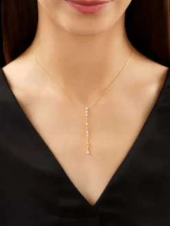 Apart Naszyjnik z żółtego złota z brylantami - 0,52 ct - próba 750< Naszyjniki