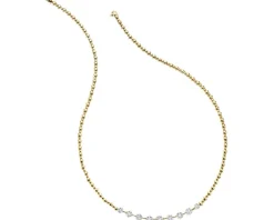 Online Apart Naszyjnik z żółtego złota z brylantami - 1,16 ct - próba 585