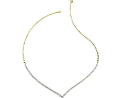 Online Apart Naszyjnik z żółtego złota z brylantami - 42 cm - 2,06 ct - próba 750