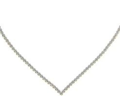 Apart Naszyjnik z żółtego złota z brylantami - 45 cm - 0,66 ct - próba 585< Naszyjniki
