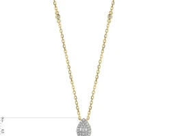 Apart Naszyjnik z żółtego złota z diamentami - 0,11 ct - próba 585< Wszystkie