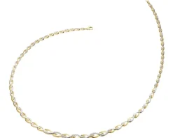 Sale Apart Naszyjnik z żółtego złota z diamentami - 0,10 ct - próba 585