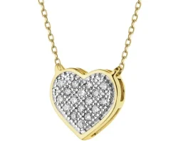 Apart Naszyjnik z żółtego złota z diamentami - 0,05 ct - próba 585< Wszystkie