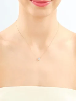 Apart Naszyjnik z żółtego złota z diamentami - 0,08 ct - próba 585< Naszyjniki
