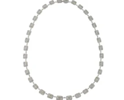 Online Apart Naszyjnik z żółtego złota z diamentami - 4,88 ct - próba 585