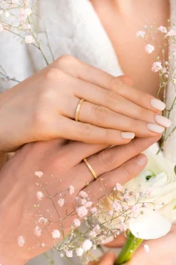 Online Apart Obrączki Ślubne .  Żółte złoto. Wzór 841