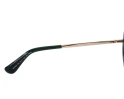 Sale Elixa Okulary przeciwsłoneczne damskie, okrągłe, zielone