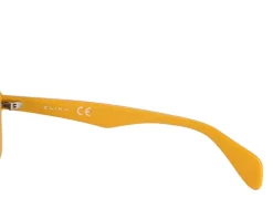 Elixa Okulary przeciwsłoneczne damskie, prostokątne, pomarańczowe< Okulary Przeciwsłoneczne