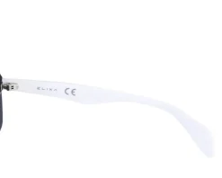 Outlet Elixa Okulary przeciwsłoneczne damskie, prostokątne, czarne