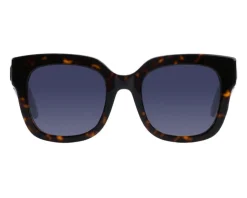 Discount Elixa Okulary przeciwsłoneczne damskie, prostokątne, brązowe