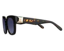 Discount Elixa Okulary przeciwsłoneczne damskie, prostokątne, brązowe