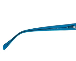 Outlet Elixa Okulary przeciwsłoneczne damskie, prostokątne, niebieskie