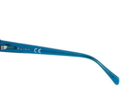 Outlet Elixa Okulary przeciwsłoneczne damskie, prostokątne, niebieskie