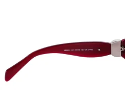 Elixa Okulary przeciwsłoneczne damskie, okrągłe, bordowe< Okulary Przeciwsłoneczne