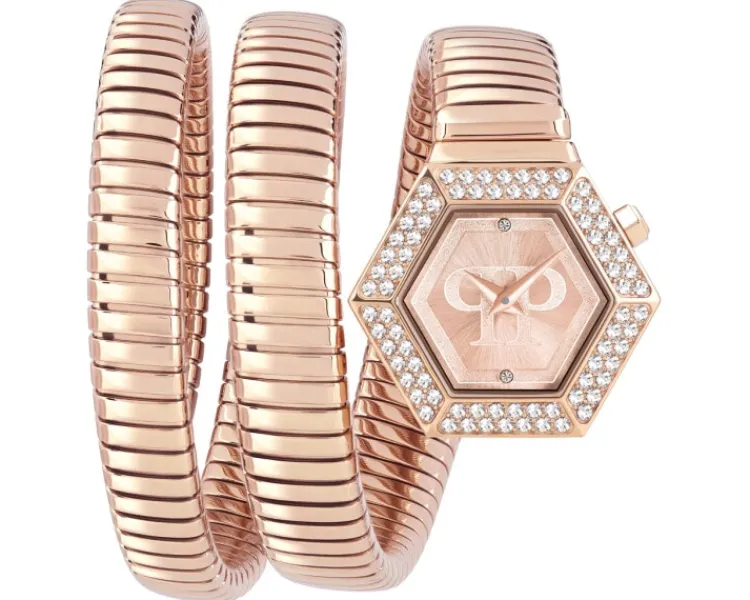 Philipp Plein Snake Hexagon< Zegarki Damskie
