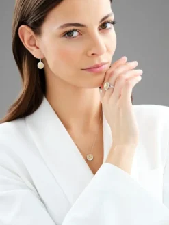 Hot Apart Pierścionek z białego i żółtego złota z diamentami - VS2/Fancy Light Yellow - 1,57 ct - próba 750